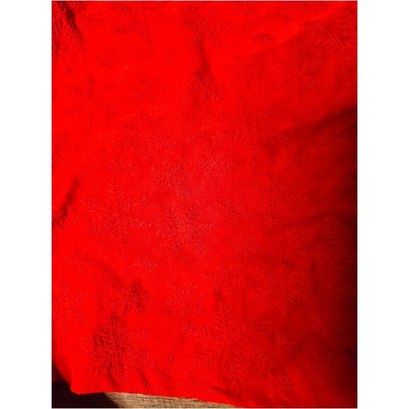 Zyia Active Crop Top Snowflake Red Long Sleeve XL - Picture 4 of 6